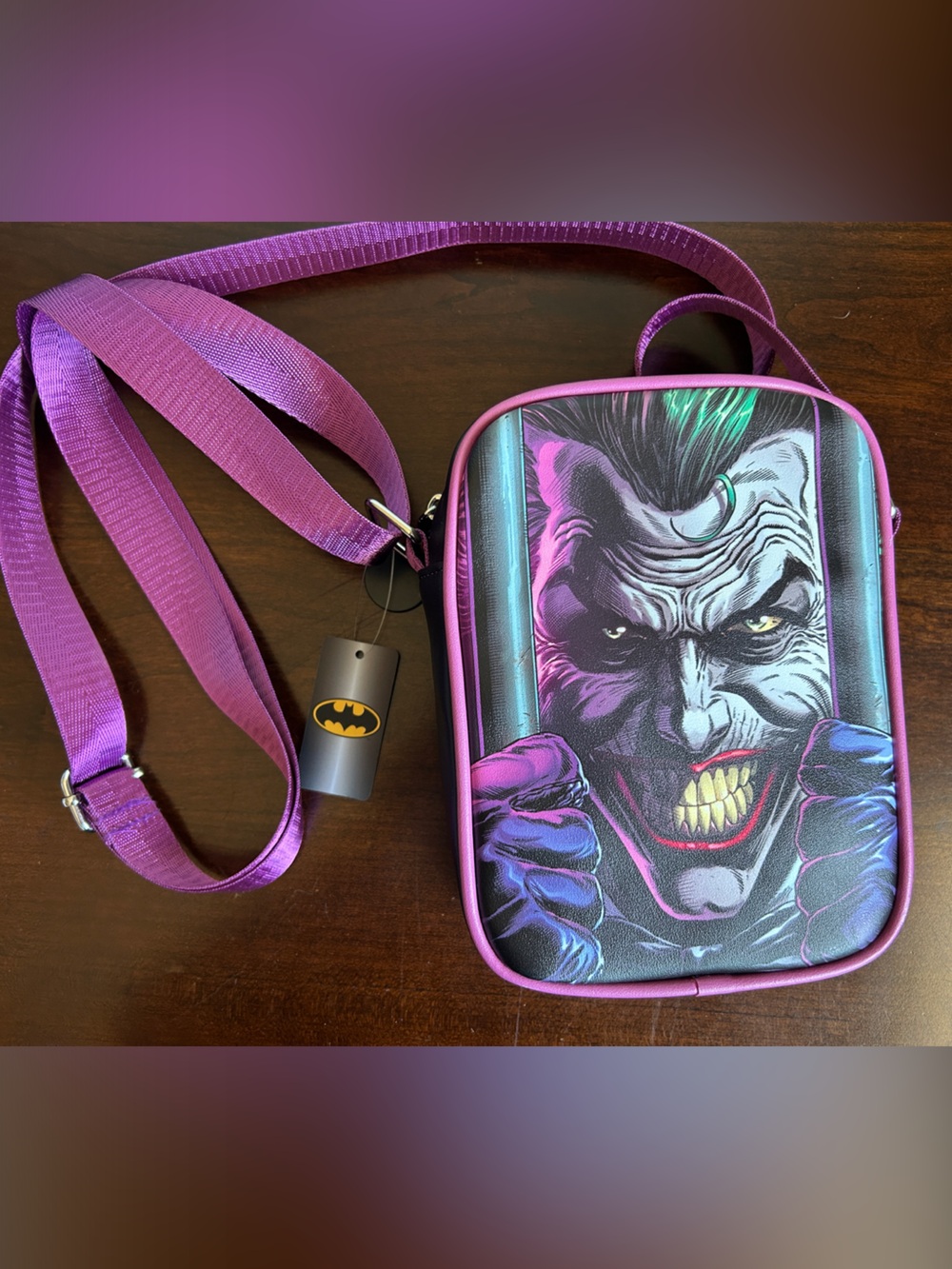 DC Comics Batman Joker Crossbody Bag Brand New with Tags
